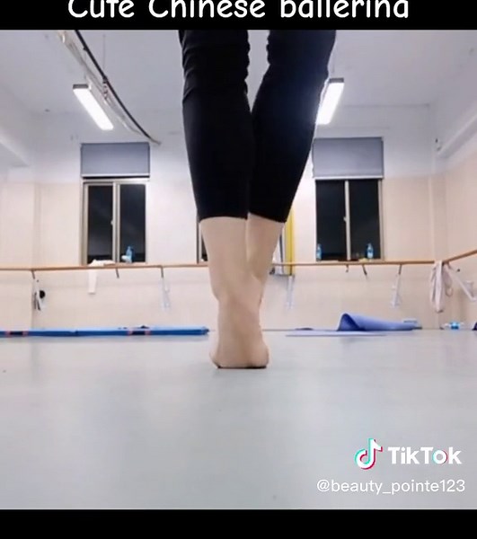 Chinese Ballerina Dancing with Amazing Flexibility