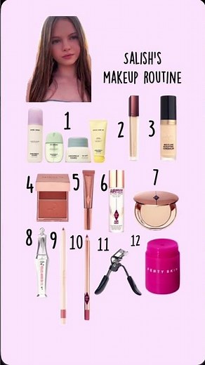 Salish’s much needed makeup routine!! requested. #music
