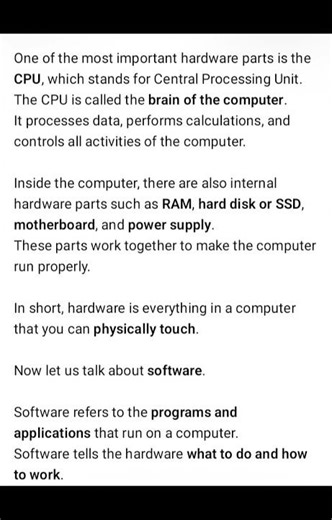 Hardware and Software Explained for Beginners / Computer Basics