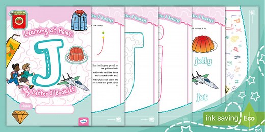 Learning at Home: My Letter 'J' Activity Booklet