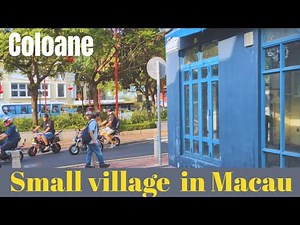 Coloane Walking Tour 4K HDR – Hidden Gems of Macau (October 2025)
