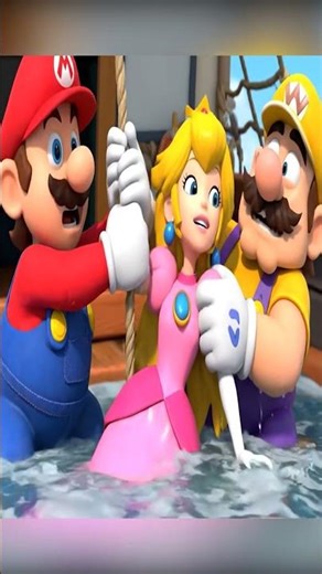 Peach Stranded at Sea! 🌊😱 Mario's Epic Ocean Rescue 🚤