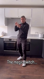 The magic Quinetic switch, under cabinet lighting • • #electrician #construction #sparky #electricalwork #tradesman #asmr | R Davis Electrical