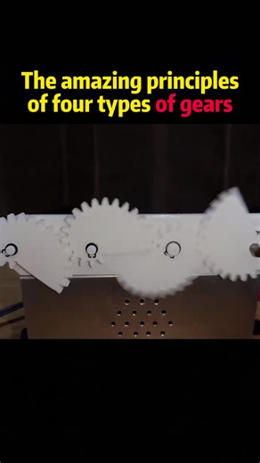 The amazing principles of four types of gears knowledge science MindMinds | science.enthusias