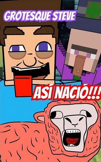 EL STEVE MÁS PERTURBADOR DEL UNIVERSO!! GROTESQUE STEVE EL ORIGEN! MINECRAFT full animation