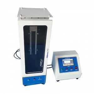 [Hot Item] ASTM D6413 Textile Burning Testing Machine Fabric Flammability Flame Retardant Tester 25 Degree