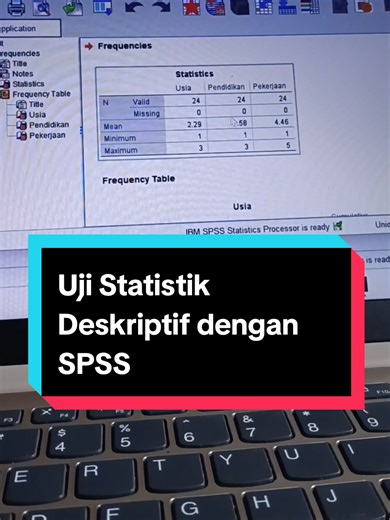 Uji Statistik Deskriptif dengan SPSS