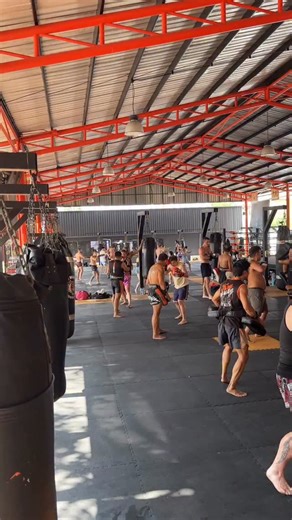The camp busy with 1 on 1 sessions with our Muay Thai coaches 🔥 #muaythai #tigermuaythai #phuket #thailand | Tiger Muay Thai & MMA Training Camp, Phuket, Thailand