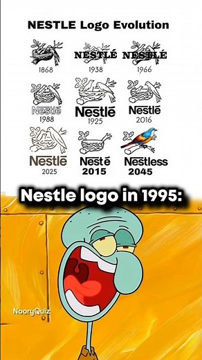 Nestle logo Evolution 💀