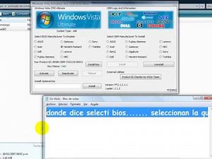 como activar windows vista (cualquier vista)