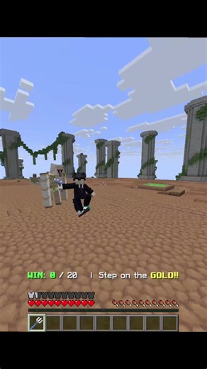 I made it 30 seconds!! Mini Minecraft game #minecraft #interactive #fyp #foryou #live