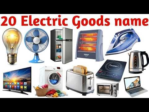 20 Electronics Names | Learn Electronic Devices | kids learning video | 20 Devices with Pictures