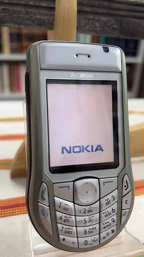 Classic Nokia Phone Close-Up: Nostalgic Mobile Examined