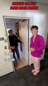 Ranking The Best Dorm Room Pranks #funny #ranking #dormroom #comedy #memes