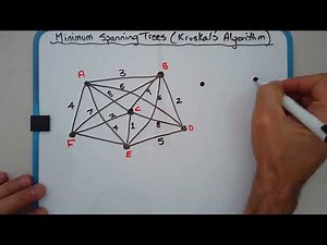 How to find a minimum spanning tree in a network graph using Kruskal's algorithm