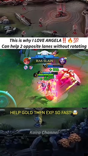 Angela Gold + Exp🤯🔥 #mobalegends5v5 #moba5v5English #moba5v5pippin