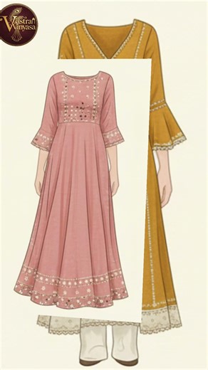 Simple & Stylish Girls Kurtis | Modern Kids Kurti Designs