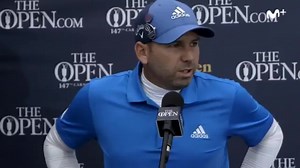 La surrealista rueda de prensa de Sergio García tras no superar el corte en el British Open