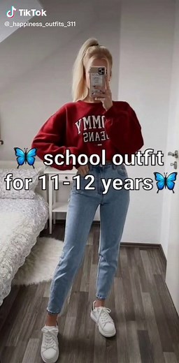Stylish School Outfits for 11-12 Year-Olds | Fashion Tips for Girls
