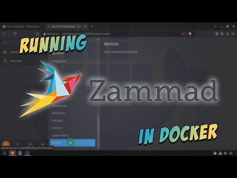 Run Zammad - Opensource Helpdesk Ticketing System - In Docker