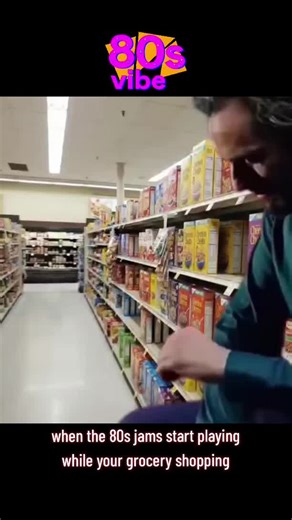 Me when I hear my 80s jams playing and I low key forget what I came for & start jamming out. 🎶