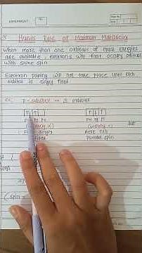 Hunds rule of maximum multiplicity #chemistry #basic #neet #education #class10th #viralshort