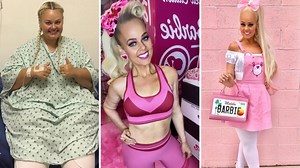 Barbie-loving Aussie sheds ninety kilos