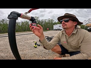 Water Tank Plumbing with Poly Fittings & Filling with Bore Water