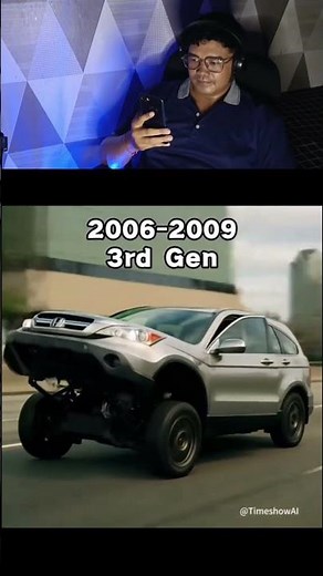 Honda CRV transformation #car #honda #hondacrv #carhistory #evolution #beforeandafter
