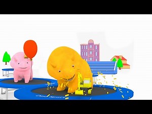 i Trimpolini - Impara con Dino il Dinosauro 👶 Cartone animato educativo per i bambini