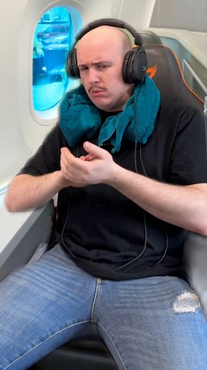 3.1K views · 13 reactions | Why are they clapping? #flight #plane #clapping #FirstClass #airplane #comedy #funny #humour #humor #reelsviralfb #reel | Vlog Cast | Facebook