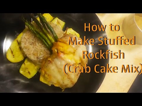 How to Make Stuffed Rockfish (Crab Cake Mix)
