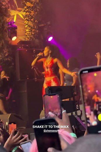 Shenseea Performs at Sun Splash Reggae Festival