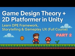 Game Design Foundations in Unity: Build a 2D Platformer + Master Storytelling, UX & Gameplay Theor