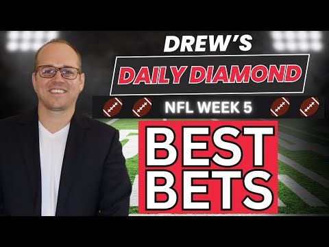 BEST NFL Week 5 Picks and Predictions | Drew's Daily Diamond | 10/5/25