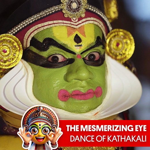 The ancient art of Kathakali takes nearly 12 years of training to learn the necessary choreography and gestures. But the real trick? mastering the eyes 👀🇮🇳 | Great Big Story