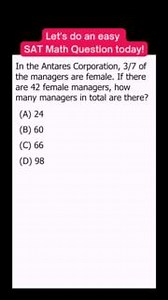 Start study prep with this simple SAT math practice question. Pause and try to answer the question, and let me know your answer in the comments.🙌 | Magoosh