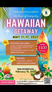 Turn your dream of paradise into reality with our unforgettable Hawaii Getaway – a week of sun, waves, and pure relaxation. #travel #travelagent #hawaiivacation #aloha #grouptrip #vacation #nopassportneeded #hawaii #maui #waikiki #beach #wanderlust | Dream Destinations LLC