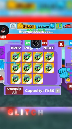 This Muscle Legends Glitch Gives FREE 2M Pet 😳💪 #giveaway #shorts