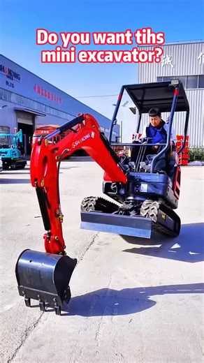 The Shanding mini excavator turns flexibly, easily maneuvering in narrow spaces. With precise control, it excels at digging trenches, leveling ground, and planting trees. Despite its compact size, it possesses ample power. | ShanDing Excavator
