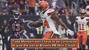 Todd Monken won’t have to be convinced to give ball to Browns RB Nick Chubb