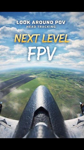 I Tried Head Tracking in FPV… I’m Never Going Back #fpv #headtracking #fixedwing