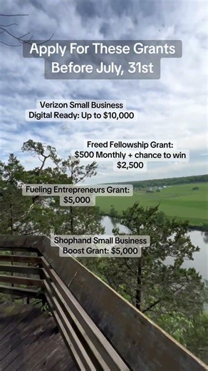 Apply for these grants before July 31st