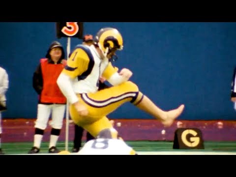 Mike Lansford Is 1 of Only 7 Barefoot Kickers in NFL History | Rams Legends