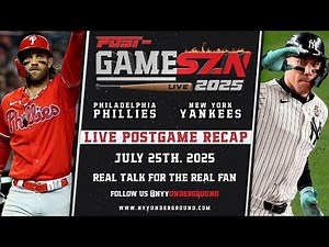 🎥 Phillies vs. Yankees - PHILLIES DESTROY YANKEES - Recap and Highlights (7/25/25)