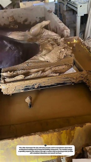 How Clay Extrusion Machines Create Perfect Architectural Moldings | Manufacturing Process