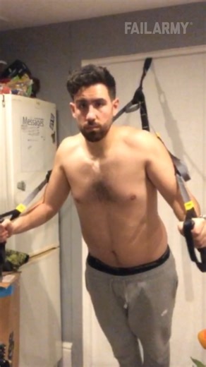 go back to pushups 😆 #resistancebands #fitness #exercise #fail #shorts #reels | FailArmy