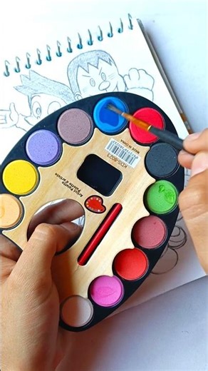 "Cute doremon memories"💙🤗🥰. #painting #shorts