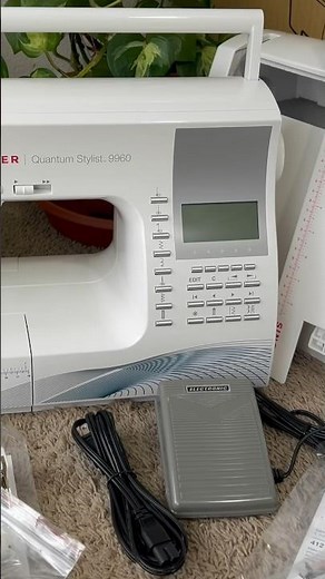 Unboxing singer quantum stylist 9960 #sewing #singersewingmachine