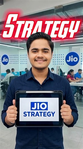 Jio Strategy..🔵📊 #shorts #viral #trending #jio #recharge #ambani #mobilerecharge #strategy #1minute